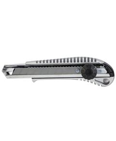 Нож строительный SIGMA 18 мм, металлический корпус, винтовой замок, фото  | SNABZHENIE.com.ua