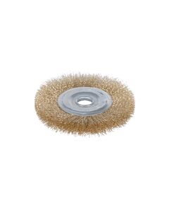 Щетка дискообразная проволочная 115мм латунированная SIGMA 9012111, фото  | SNABZHENIE.com.ua