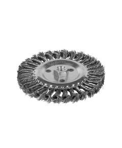 Щетка дискообразная 115мм М14*2мм (витая стальная) SIGMA 9021111, фото  | SNABZHENIE.com.ua