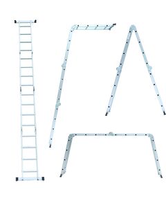 Лестниця багатоцільова алюмінієва FLORA 4 4 (5031324), фото  | SNABZHENIE.com.ua