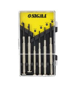 Набор отверток SIGMA 6 шт. CrV для точных работ в кейсе, фото  | SNABZHENIE.com.ua