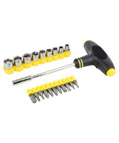 Отвертка T-образная с 21 насадкой CrV SIGMA 4002161, фото  | SNABZHENIE.com.ua