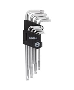 Ключи TORX 9шт T10-T50мм CrV с отверстием SIGMA, фото  | SNABZHENIE.com.ua