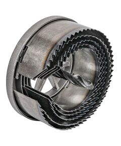 Коронки по дереву наборные 3 шт. 60-95 мм, высота 30 мм SIGMA 1520031, фото  | SNABZHENIE.com.ua