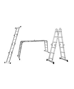 Многоцелевая алюминиевая лестница FLORA 4x3, фото  | SNABZHENIE.com.ua