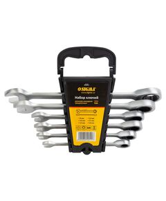 Набір трещоткових ключів рожково-накидних 6шт 8-19мм CrV SIGMA, фото  | SNABZHENIE.com.ua