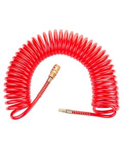 Шланг спиральный полиуретановый 10м армированный 6.5&times;10мм REFINE 7013471, фото  | SNABZHENIE.com.ua