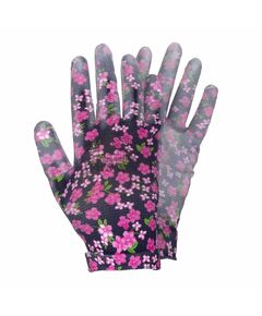 Перчатки трикотажные с ПУ покрытием, черные манжеты SIGMA, фото  | SNABZHENIE.com.ua