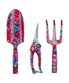 Набор из 3-х предметов для посадки FLORA (Малиновый), фото  | SNABZHENIE.com.ua