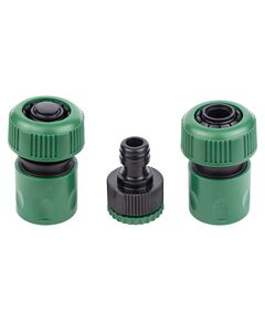 Набор коннекторов 1/2 и адаптер 1/2×3/4 для шланга 3/4 GRAD 5016165, фото  | SNABZHENIE.com.ua