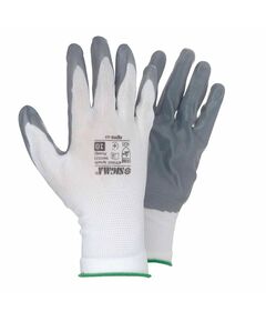 Перчатки нитриловые трикотажные р10, серые, SIGMA 9443521, фото  | SNABZHENIE.com.ua