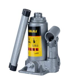 Гидравлический бутылочный домкрат 2т H 148-278мм Standard SIGMA, фото  | SNABZHENIE.com.ua