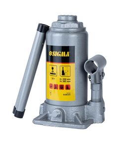 Гідравлічний бутильний домкрат 10т, висота 200-385мм, SIGMA 6106101, фото  | SNABZHENIE.com.ua