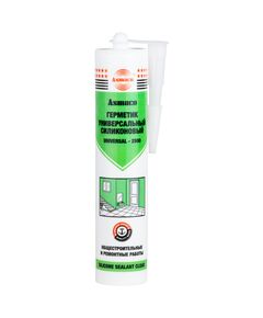 Герметик силіконовий прозорий універсальний 280 мл ASMACO, фото  | SNABZHENIE.com.ua