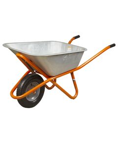 Одноколесная строительная тачка 90л, 200кг, колесо 15, фото  | SNABZHENIE.com.ua