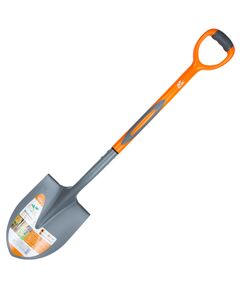 Лопата штикова з пластиковою ручкою 290x210x1050мм 1.9кг FLORA, фото  | SNABZHENIE.com.ua
