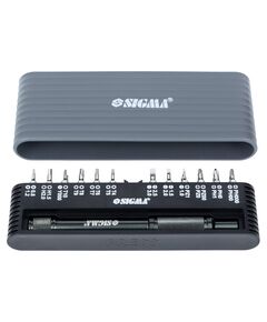 Отвертка з бітами 1/4 (24 шт) CrV для телефонів у кейсі SIGMA 4003251, фото  | SNABZHENIE.com.ua