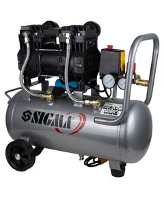 Компресор двоциліндровий безмасляний 1.5кВт 209л/хв 8бар 30л SIGMA (7042541), фото  | SNABZHENIE.com.ua