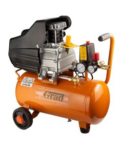 Компресор одноциліндровий 1.5кВт 198л/хв 8бар 24л (2 крана) GRAD (7043555), фото  | SNABZHENIE.com.ua