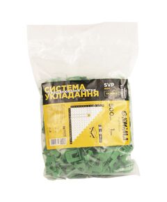 Система укладки та вирівнювання плитки SVP Mini основа 1.0 мм 500шт SIGMA (8240881), фото  | SNABZHENIE.com.ua