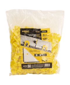 Система укладки і вирівнювання плитки SVP Mini основа 2.0 мм 500шт SIGMA (8240981), фото  | SNABZHENIE.com.ua