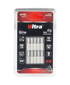 Біти TORX S2 15 25мм 10шт в блістері ULTRA, фото  | SNABZHENIE.com.ua