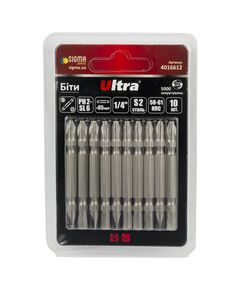 Биты PH2-SL6, 65мм, 10шт, S2 (блистер) ULTRA 4016612, фото  | SNABZHENIE.com.ua