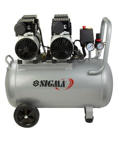 Безмасляний чотирициліндровий компресор 2.2кВт 1400об/мин 320л/мин 8бар 58дБ 50л SIGMA (7042551), фото  | SNABZHENIE.com.ua