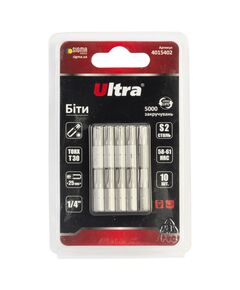 Біти TORX 30 мм 10 шт S2 в блістері ULTRA, фото  | SNABZHENIE.com.ua
