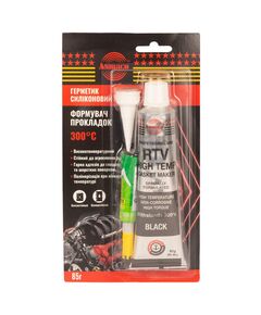 Герметик силіконовий RTV високотемпературний +300&deg;С чорний 85г ASMACO, фото  | SNABZHENIE.com.ua