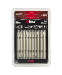 Биты PH1-PH2 65мм 10шт S2 (блистер) ULTRA, фото  | SNABZHENIE.com.ua