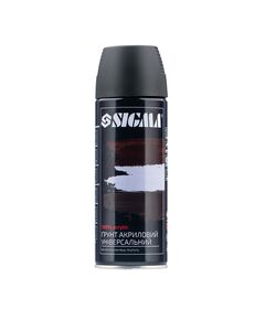 Грунт аерозольний акриловий 400мл RAL 9005 чорний SIGMA, фото  | SNABZHENIE.com.ua