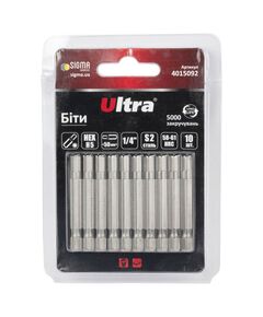 Біти HEX 5 50 мм, 10 шт S2 в блістері ULTRA, фото  | SNABZHENIE.com.ua