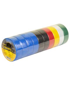 Кольорова ізоляційна стрічка ПВХ 0.13мм×19мм×10м (10шт) SIGMA (8413051), фото  | SNABZHENIE.com.ua