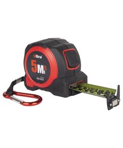 Рулетка магнитная обрезиненная QuickTape нейлоновое покрытие двустороннее полотно/зацеп автостоп 5м×32мм ULTRA (3821052), фото  | SNABZHENIE.com.ua