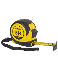 Рулетка обрезиненная Compact двустороннее полотно/зацеп 5м×19мм SIGMA (3814631), фото  | SNABZHENIE.com.ua
