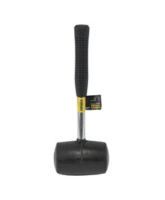 Киянка резиновая чёрная 680г металлическая обрезиненная рукоятка SIGMA (4317491), фото  | SNABZHENIE.com.ua