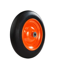 Колесо для тачки безкамерне гумове 14 (3.50-8) 330×60мм ось Ø16мм довжина 90мм FLORA (5058614), фото  | SNABZHENIE.com.ua