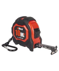 Рулетка магнитная обрезиненная Extra нейлоновое покрытие двустороннее полотно/зацеп 10м×25мм ULTRA (3822182), фото  | SNABZHENIE.com.ua