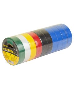 Изоляционная цветная ПВХ лента 0.13мм×19мм×20м (10шт) SIGMA, фото  | SNABZHENIE.com.ua