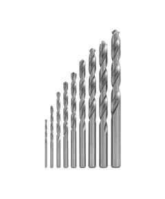 Набір свердел по металу DIN338 HSS, 10 шт. (1, 2, 3, 4, 5, 6, 7, 8, 9, 10 мм), фото  | SNABZHENIE.com.ua