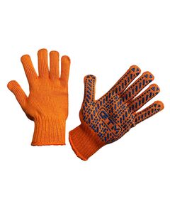 GTM Рукавички трикотажні помаранчеві ТМ GTM LUX 5612 (колосок), фото  | SNABZHENIE.com.ua