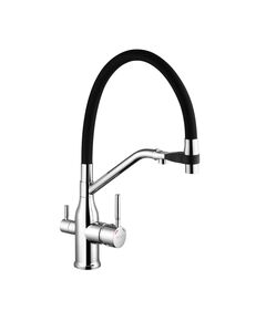 Смеситель для кухни Kroner KRP Kuche - C03816BLK, фото  | SNABZHENIE.com.ua