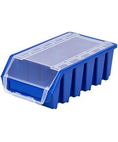 Сортировочный лоток с крышкой 170x240x126 мм Ergobox 3 синий, фото  | SNABZHENIE.com.ua