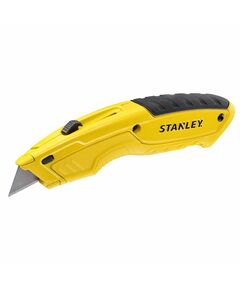 Нож STANLEY с трапецеидальным лезвием, металлический корпус, 3 лезвия, фото  | SNABZHENIE.com.ua