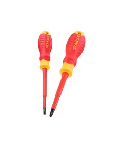 Набір діелектричних викруток STANLEY PZ2, SL4, до 1000 В, 2 шт., фото  | SNABZHENIE.com.ua