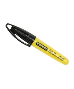 Мини-черный маркер с заостренным наконечником STANLEY, 90 мм, фото  | SNABZHENIE.com.ua