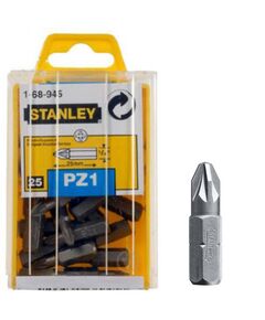 Вставка STANLEY 1/4 PZ1, 25 мм, 25 шт., фото  | SNABZHENIE.com.ua