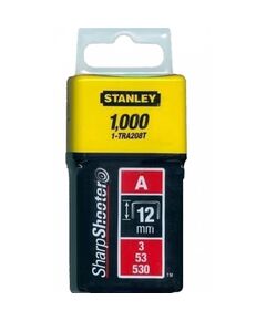 Скобы тип А 12 мм для степлера ручного Light Duty, 1000 шт STANLEY 1-TRA208T, фото  | SNABZHENIE.com.ua