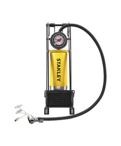 Ножной насос STANLEY высокого давления с манометром, фото  | SNABZHENIE.com.ua